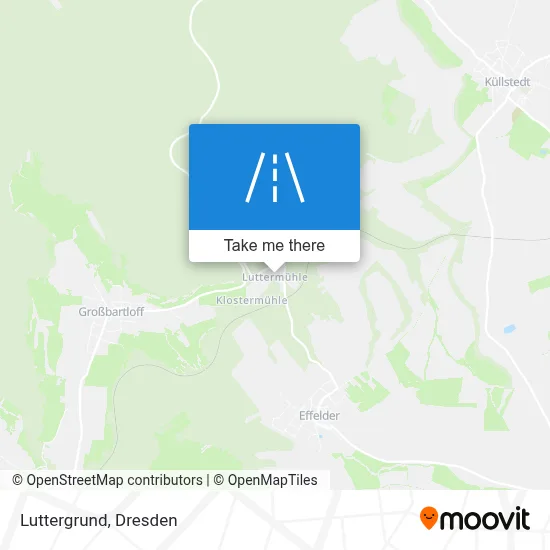 Luttergrund map