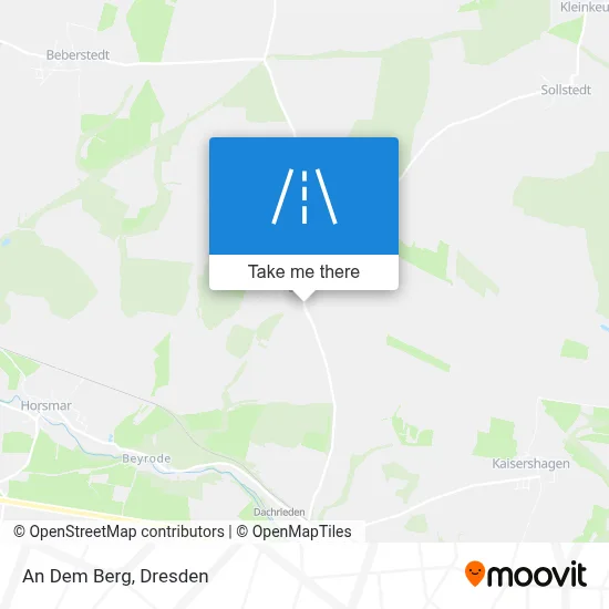 An Dem Berg map