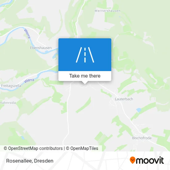 Rosenallee map