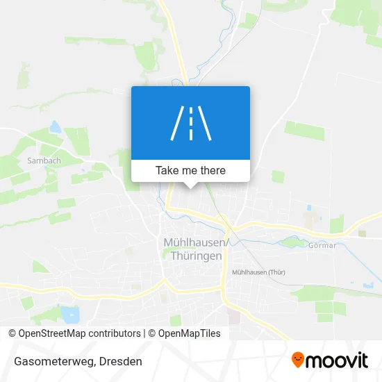Gasometerweg map