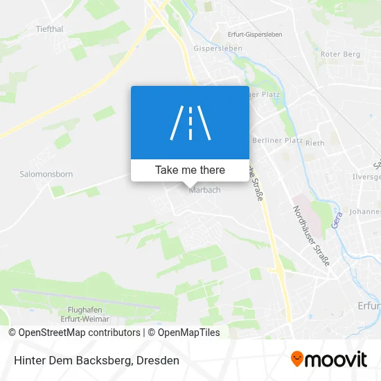 Hinter Dem Backsberg map