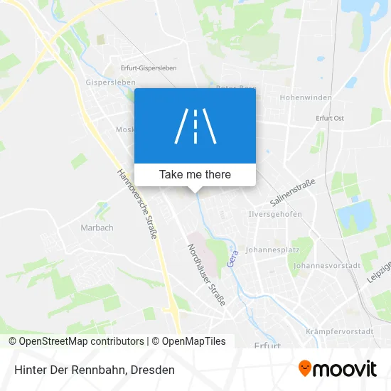 Hinter Der Rennbahn map