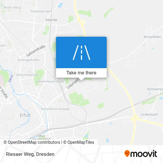 Riesaer Weg map