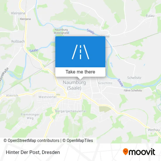 Hinter Der Post map
