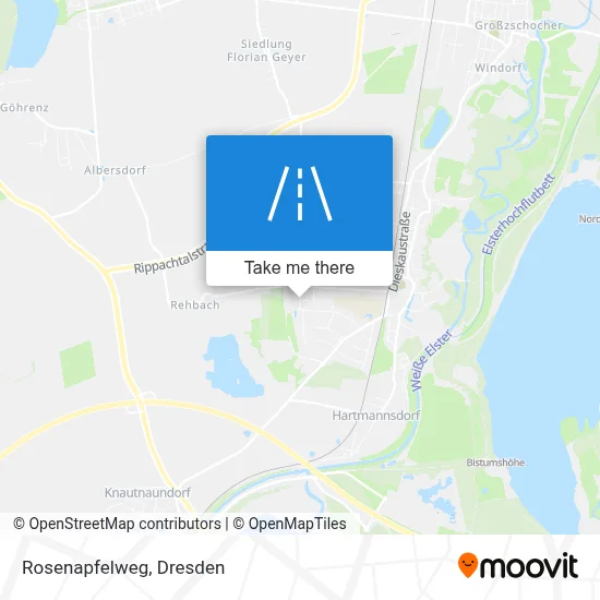 Rosenapfelweg map