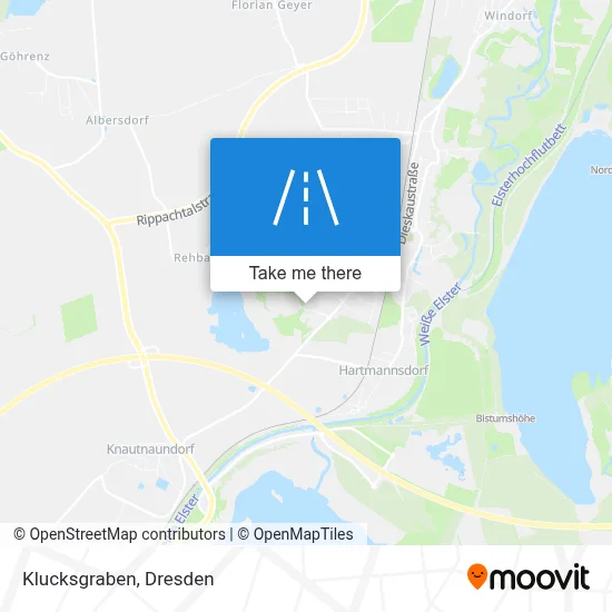Klucksgraben map