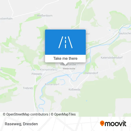 Raseweg map