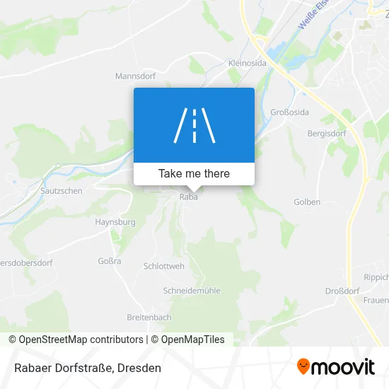 Rabaer Dorfstraße map