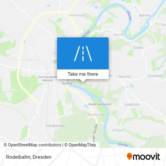 Rodelbahn map