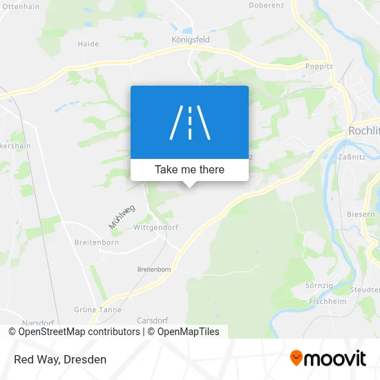 Roter Weg map