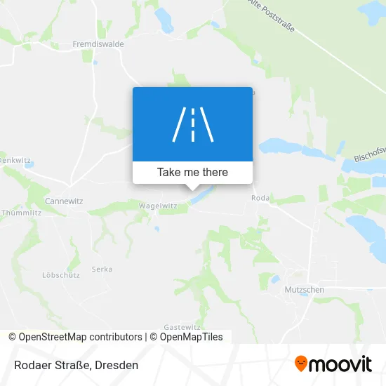 Rodaer Straße map