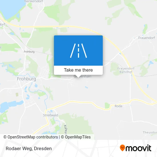 Rodaer Weg map