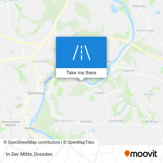 In Der Mitte map