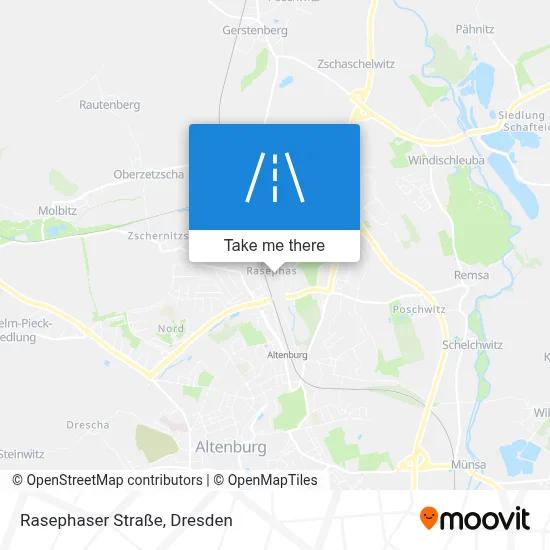 Rasephaser Straße map