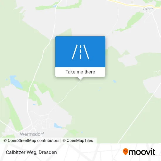 Calbitzer Weg map