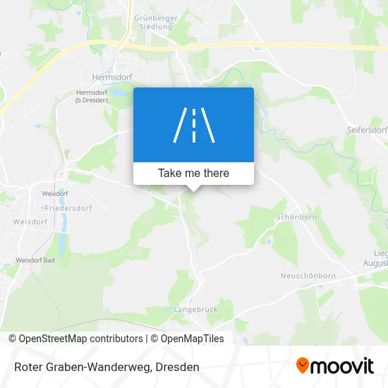 Roter Graben-Wanderweg map
