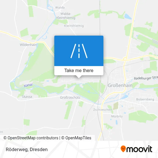 Röderweg map