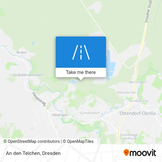 An den Teichen map