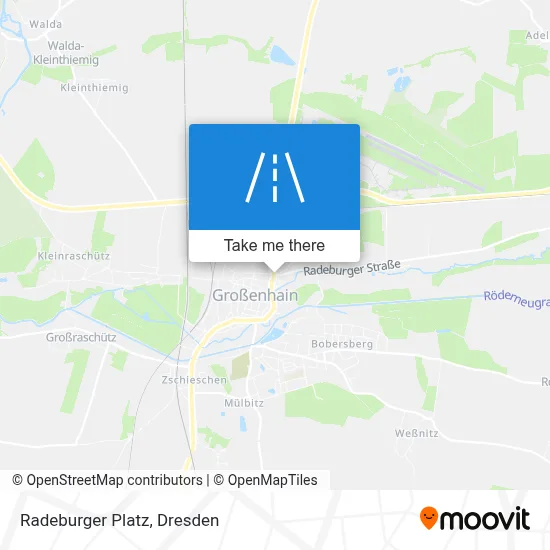 Radeburger Platz map