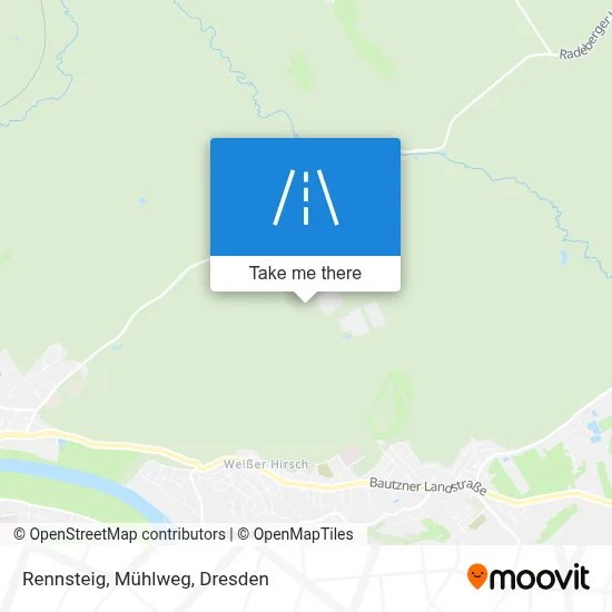 Rennsteig, Mühlweg map