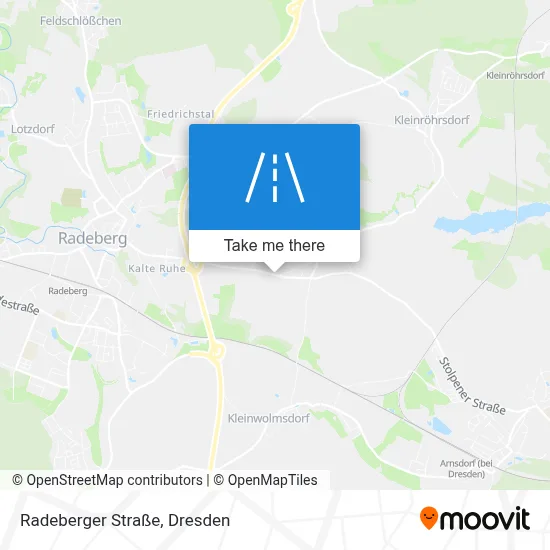 Radeberger Straße map