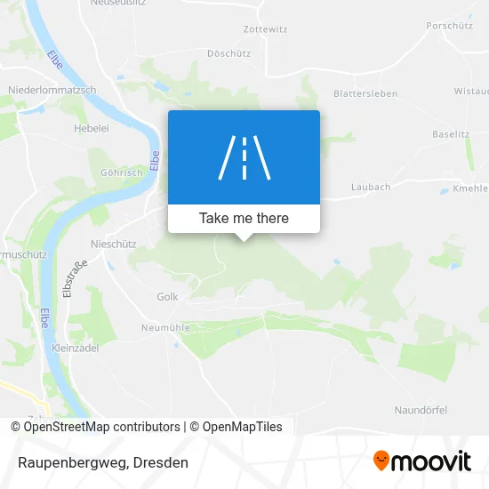 Raupenbergweg map