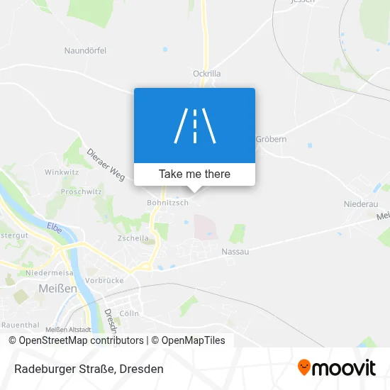 Radeburger Straße map