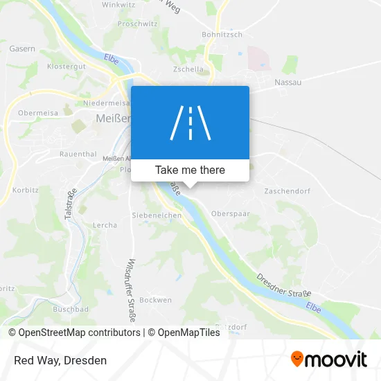 Roter Weg map