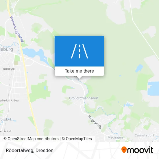 Rödertalweg map