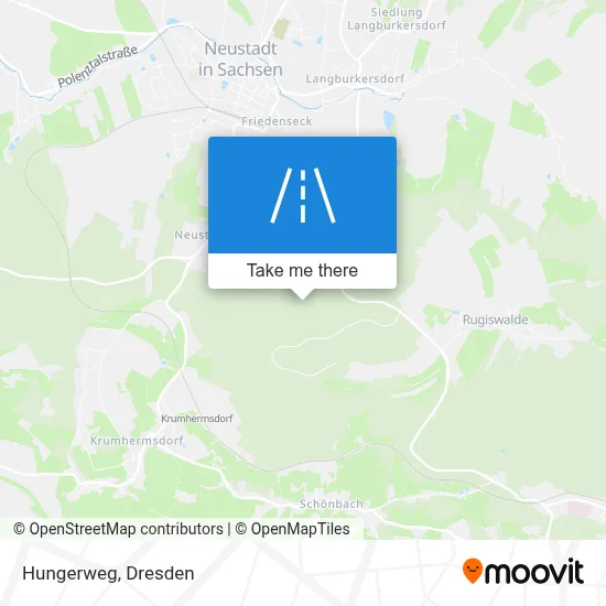 Hungerweg map