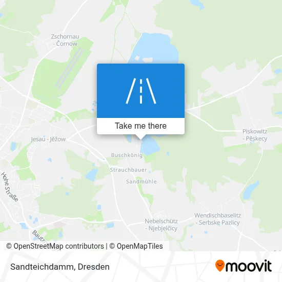 Sandteichdamm map
