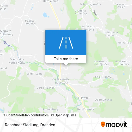 Raschaer Siedlung map