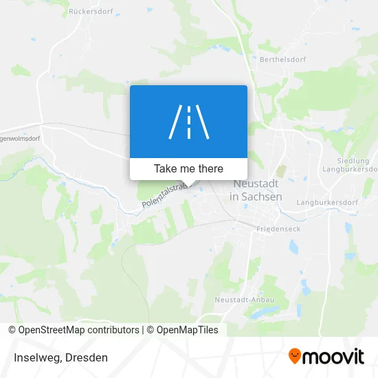 Inselweg map