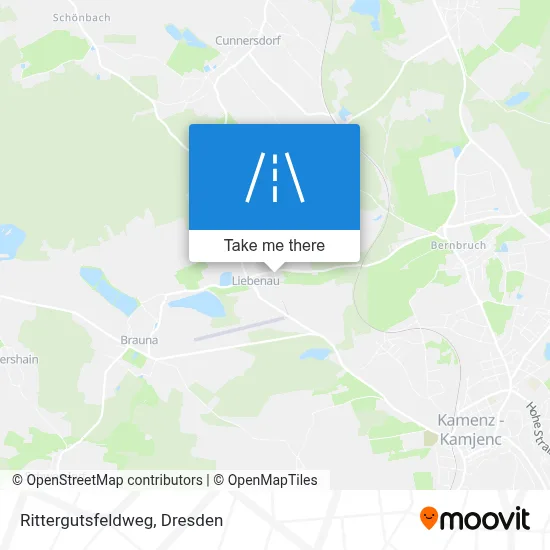 Rittergutsfeldweg map