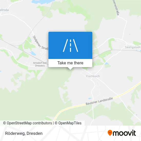 Röderweg map
