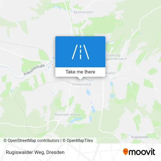 Rugiswalder Weg map