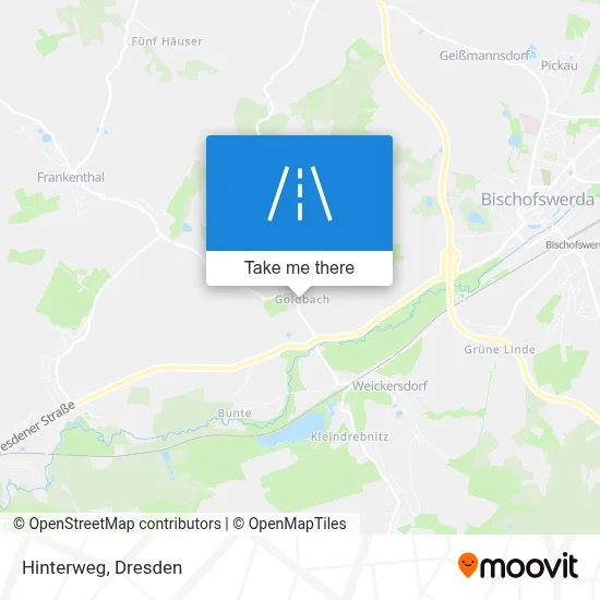 Hinterweg map