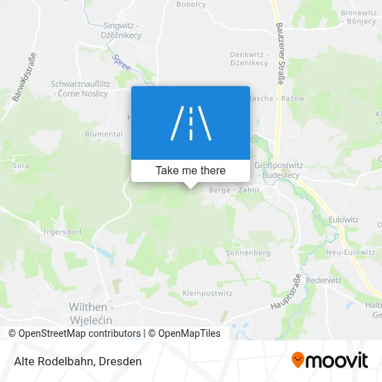 Alte Rodelbahn map