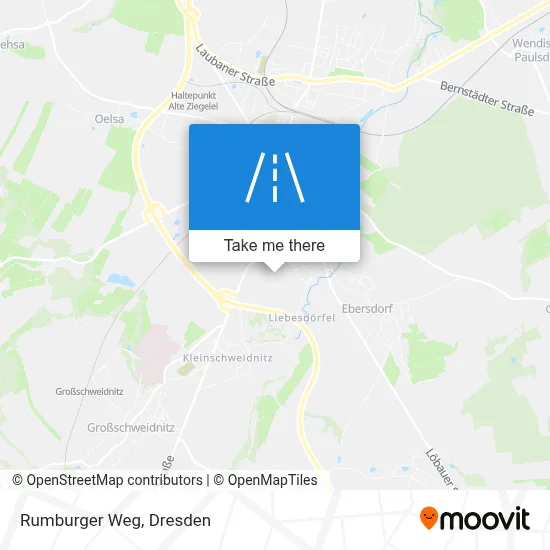 Rumburger Weg map
