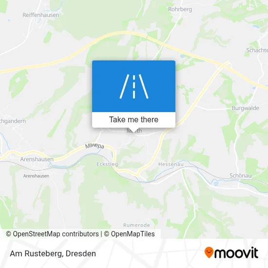 Am Rusteberg map