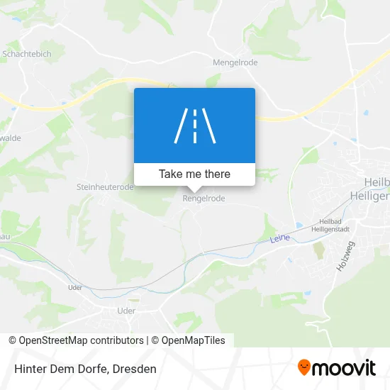 Hinter Dem Dorfe map