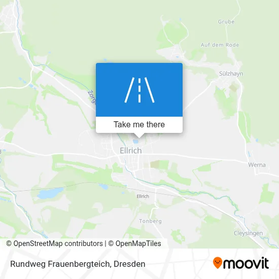 Rundweg Frauenbergteich map