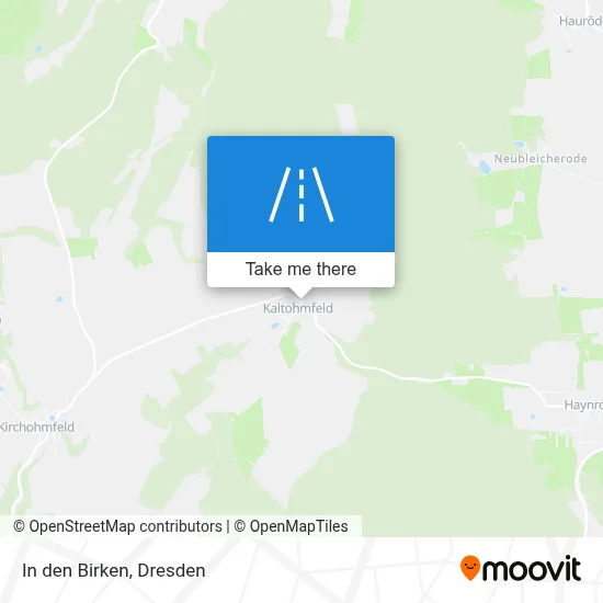 In den Birken map