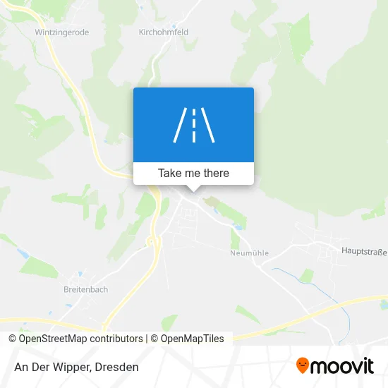 An Der Wipper map