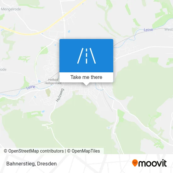 Bahnerstieg map