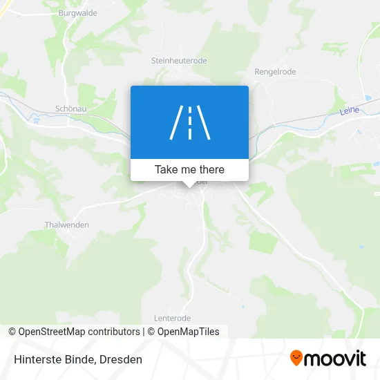 Hinterste Binde map