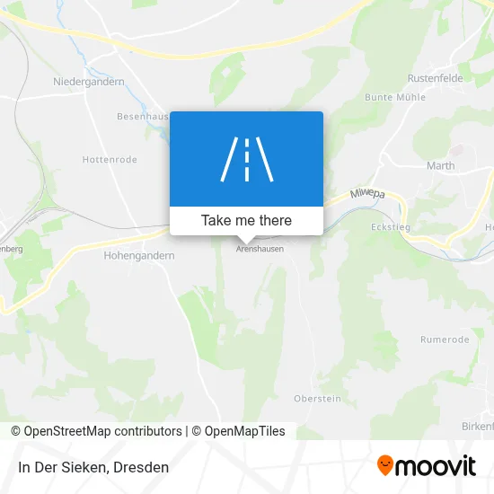 In Der Sieken map