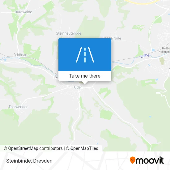 Steinbinde map