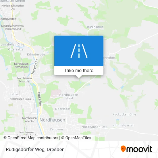 Rüdigsdorfer Weg map