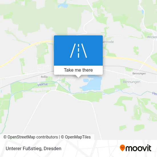 Unterer Fußstieg map